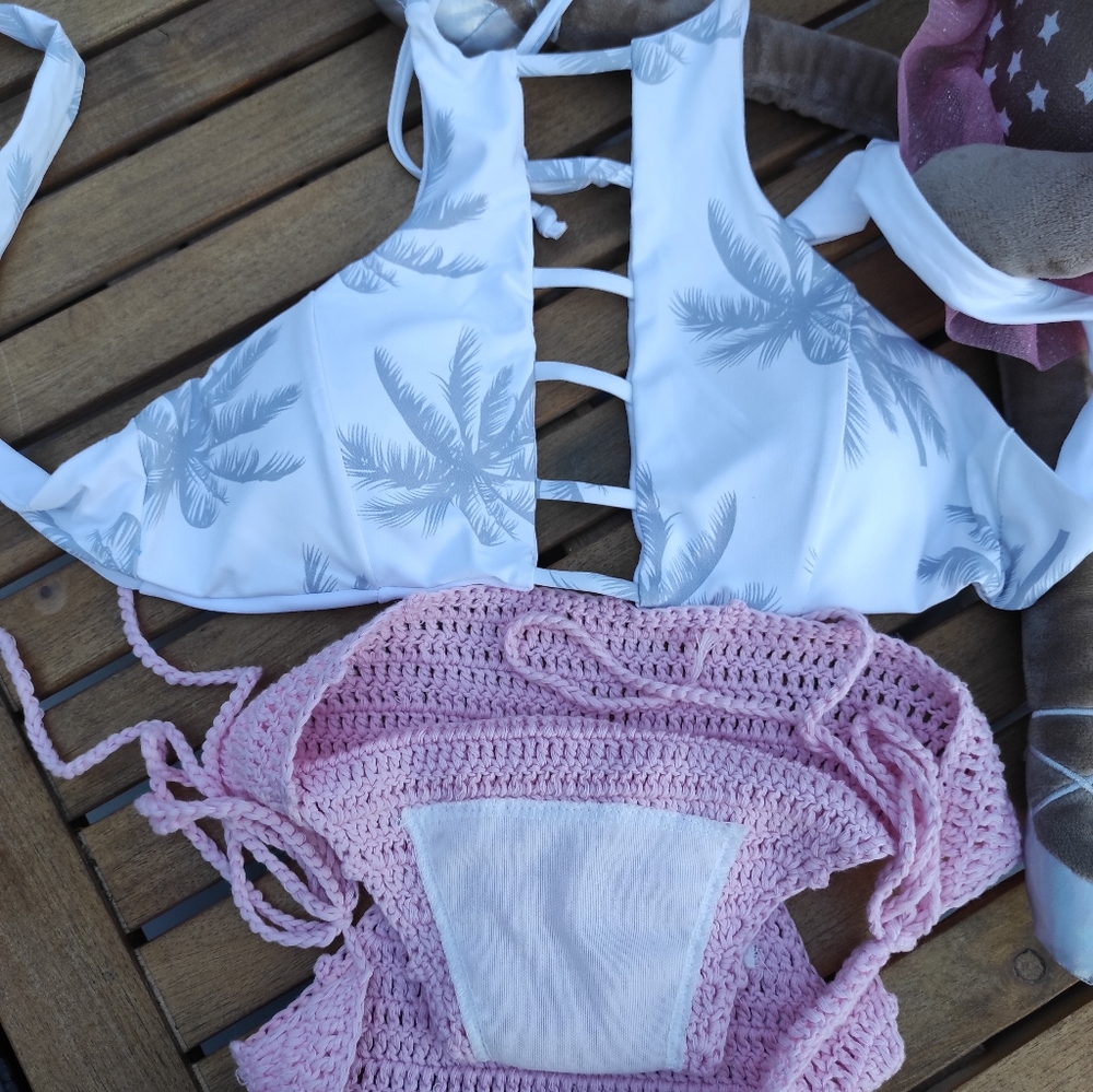 Swimsuit  crochet pantie made by me size M